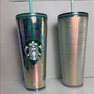 Starbucks Holographic Tumbler Duo